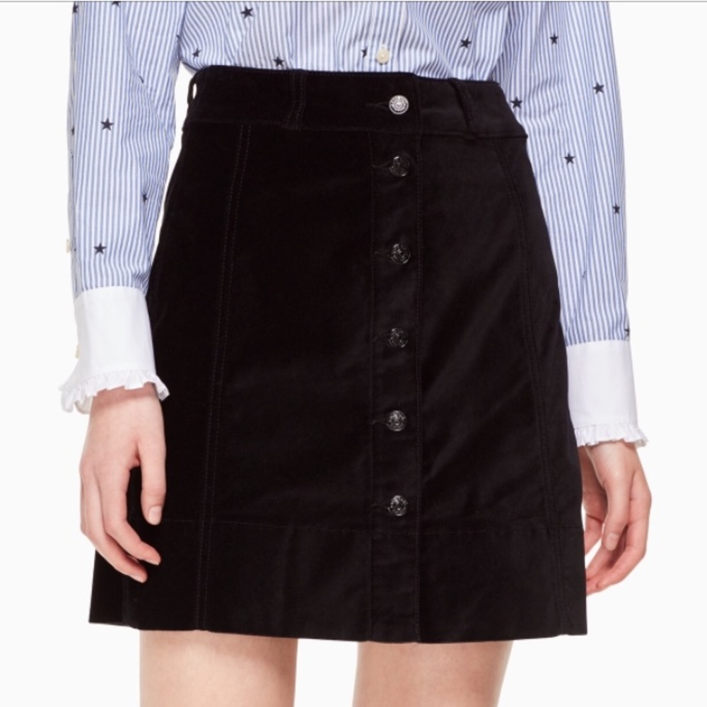 ⭐️Host Pick⭐️ Kate Spade velveteen a-line skirt 14